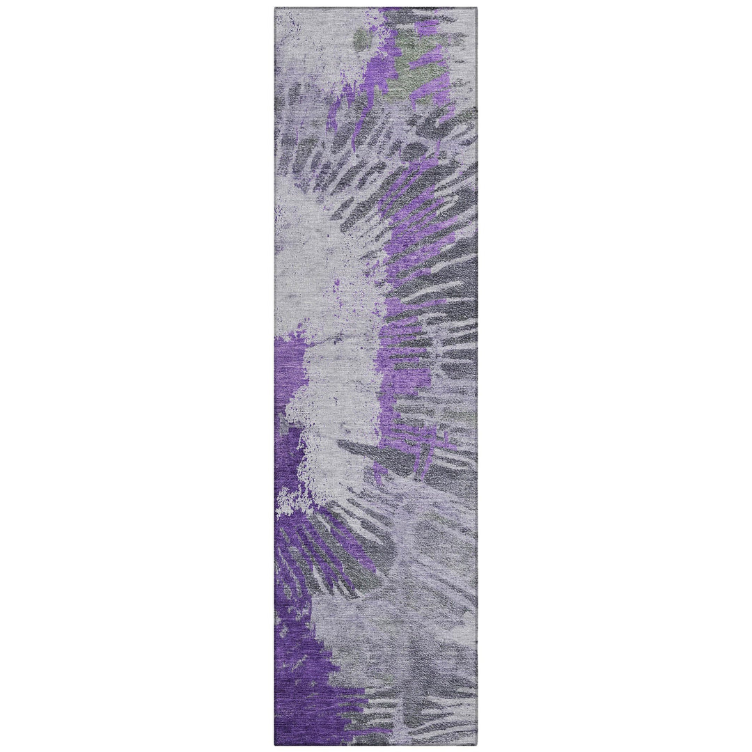 Addison ugs Chantille ACN645 Purple 2'3" x 7'6" Indoor Outdoor Hallway unner Purple - 2'3" x 7'6"