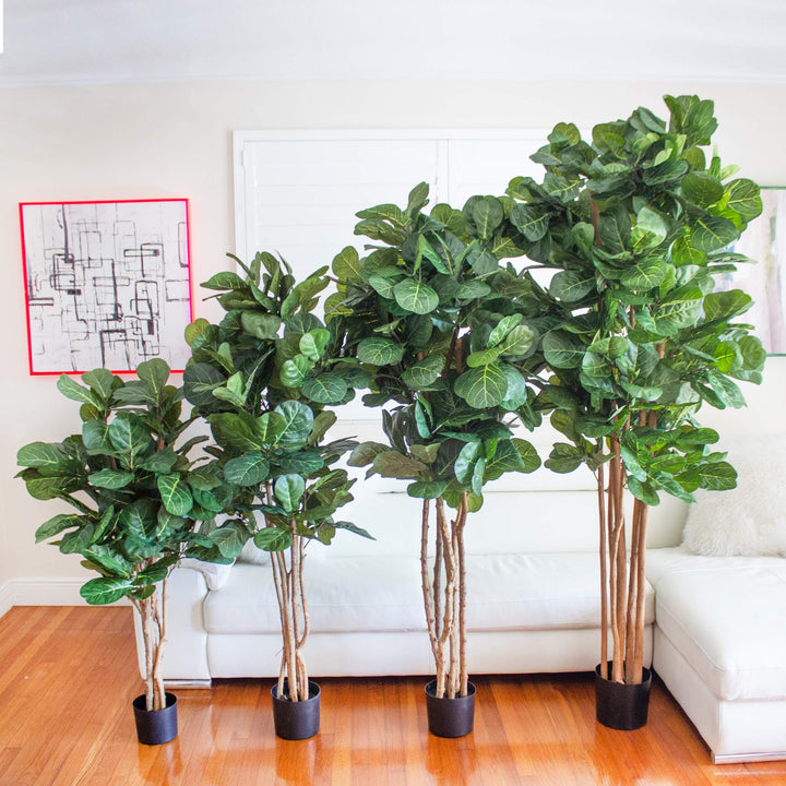 Nearly Natural 4ft. Fiddle Leaf Fig Artificial Tree