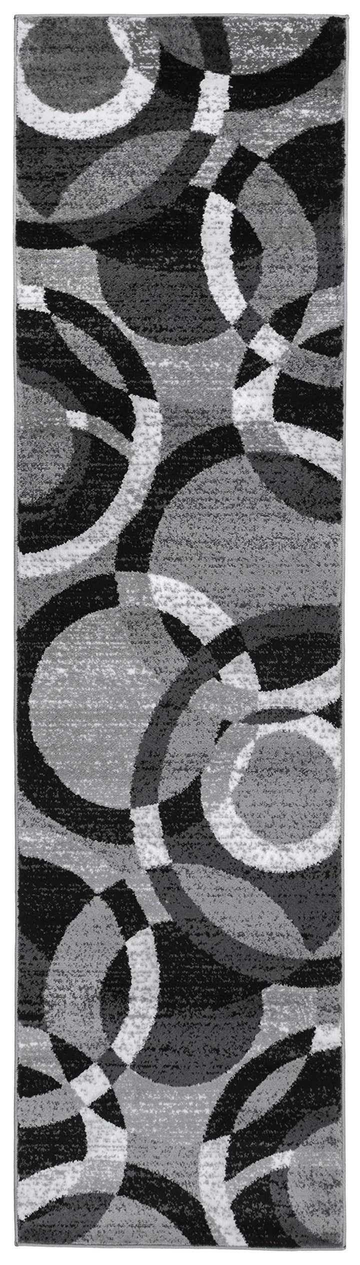 Rugshop Contemporary Abstract Circles Perfect for high traffic areas of your -