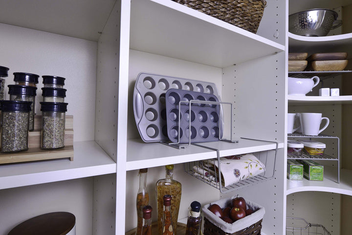 Organized Living Under-Shelf Basket - Nickel