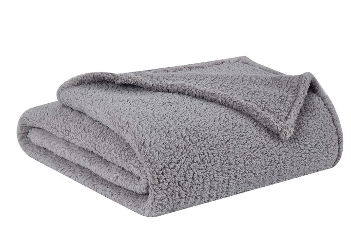 Brooklyn Loom Marshmallow Sherpa Bed Blanket