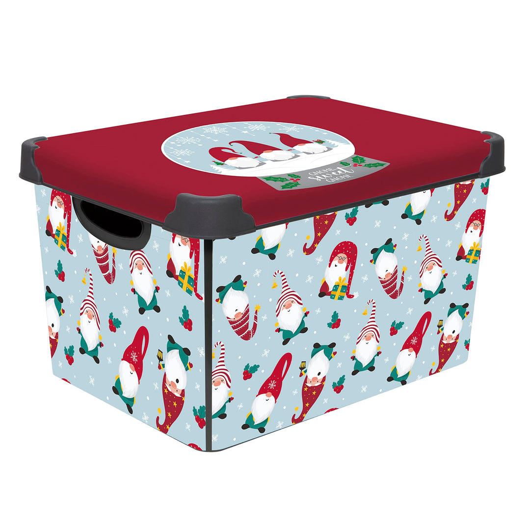 Simplify "Gnome Sweet Gnome Design Storage Bin|Christmas Tote|Holiday Décor