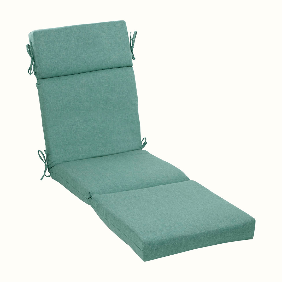 Arden Selections Oceantex Outdoor Chaise Lounge Cushion 72 x 21 Seafoam Green 21 W x 72 D in. - Seafoam Green