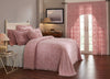 Better Trends Wedding Ring Comforter Collection 100% Cotton Tufted Unique Pink - Queen