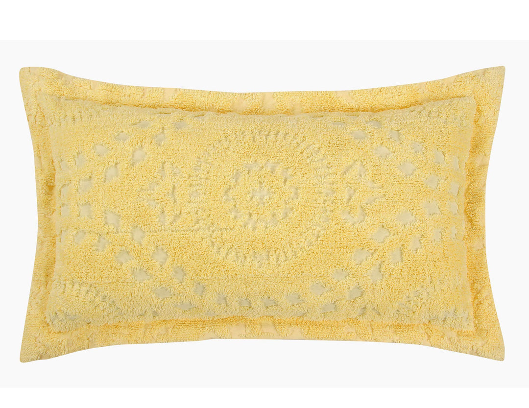 Better Trends Rio Collection is Super Soft and Light Weight in Floral Design Yellow - King Sham