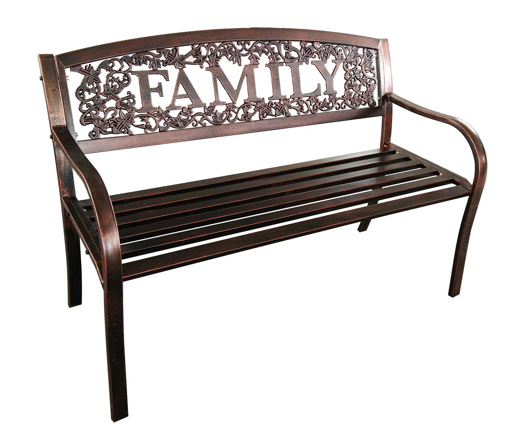 Leigh Country Family Metal Bench Bronze