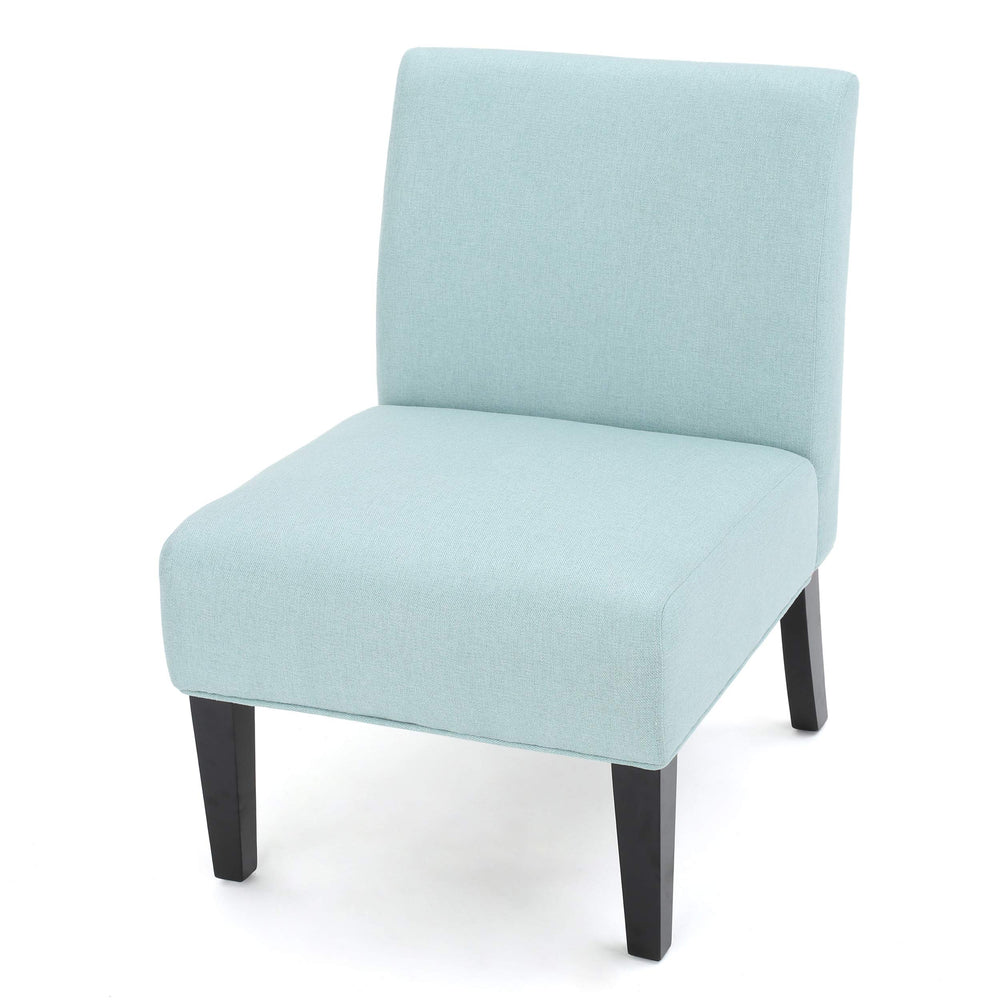 Christopher Knight Home Kassi Fabric Accent Chair Light Blue