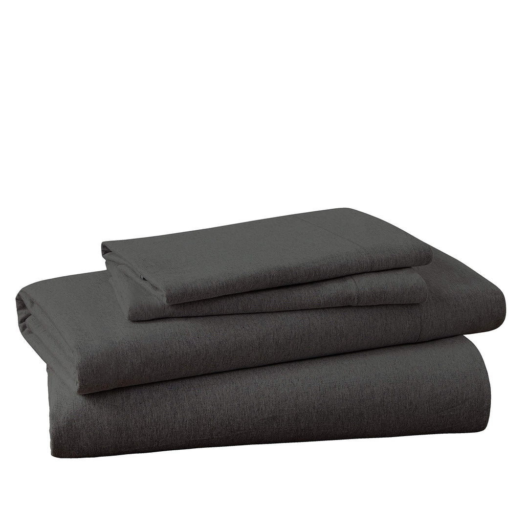 ROYALE LINENS Soft Tees Luxury Cotton Modal Jersey Knit Sheet Set Dark