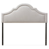 Baxton Studio Jardan Headboard Full Greyish Beige Full - Greyish Beige