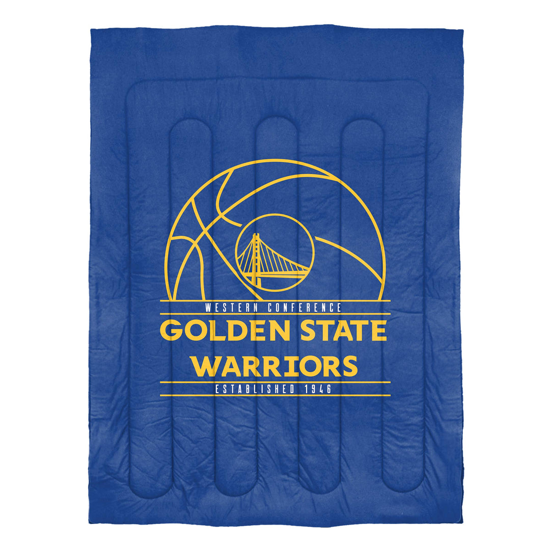 Northwest Company NBA Golden State Warriors Comforter and Sham Set Full/Queen