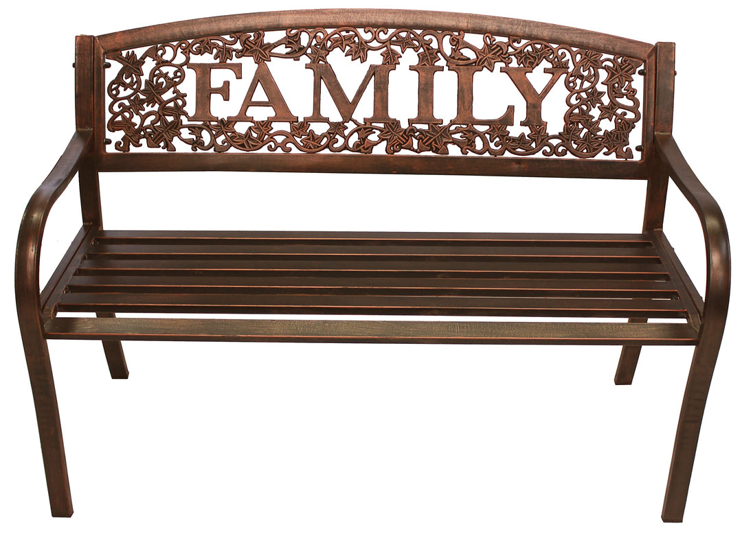 Leigh Country Family Metal Bench Bronze