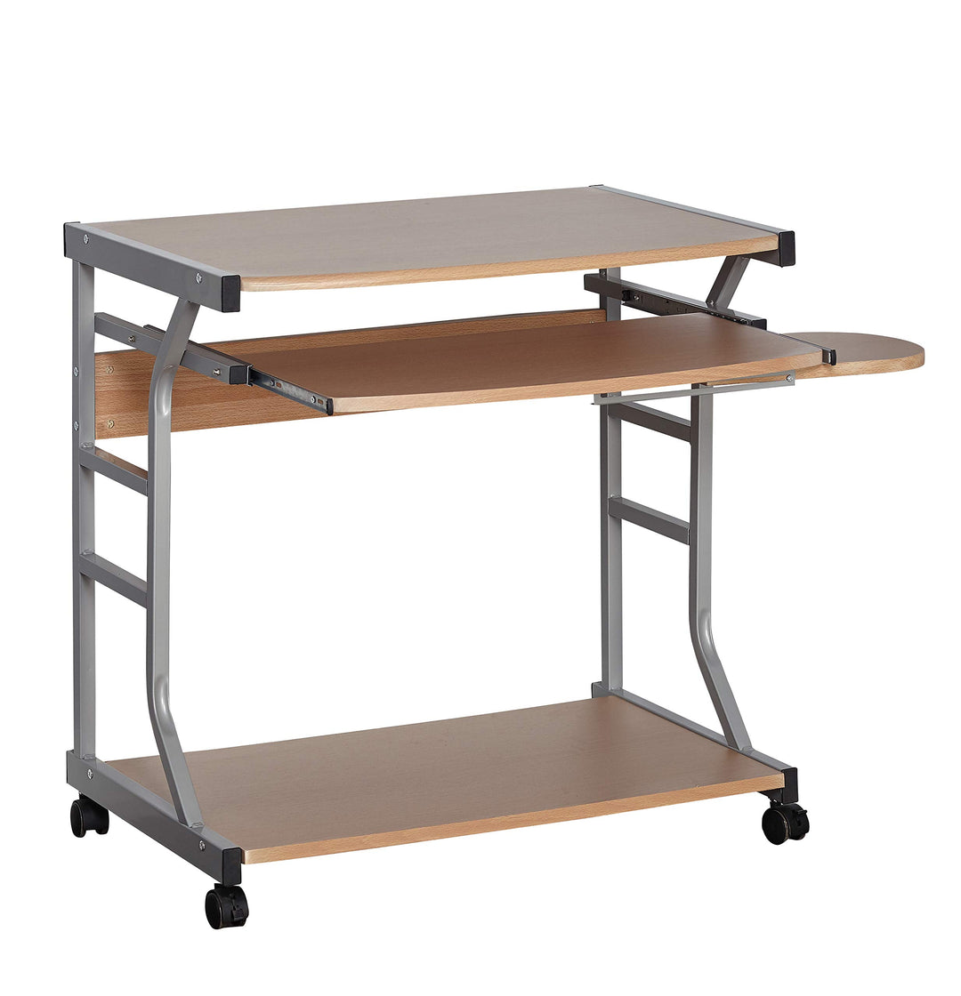 Target Marketing Systems Berkeley Mobile Desk with Pull Out Keyboard Tray