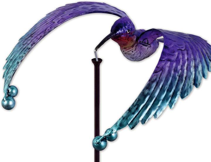 Sunset Vista 93494 Nature in Motion Spinner Garden Stake 45-Inch Purple