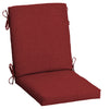 Arden Selections Outdoor Dining Chair Cushion 20 x 20 Rain-Proof Fade 44 in L x 20 in W x 3.5 in H - Ruby Red Leala