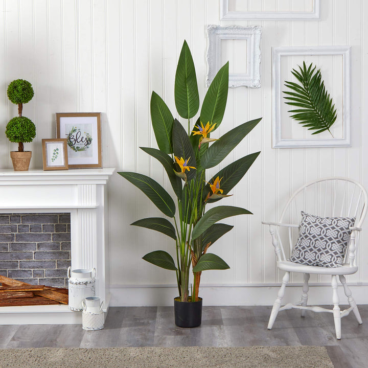 Nearly Natural 6ft. Bird of Paradise Artificial Plant