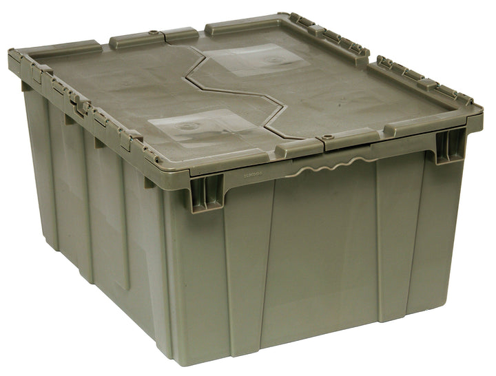 Quantum QDC2820-15 Plastic Storage Container with Attached Flip-Top Lid