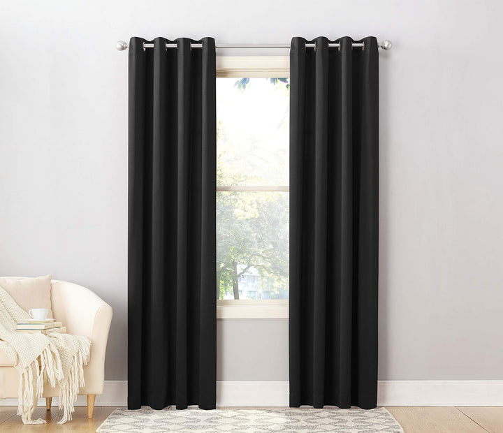 Sun Zero Talisha Grommet Room Darkening Window Curtain Panel