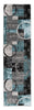 Rugshop Abstract Polypropylene Machine-Made Circle Area Rug