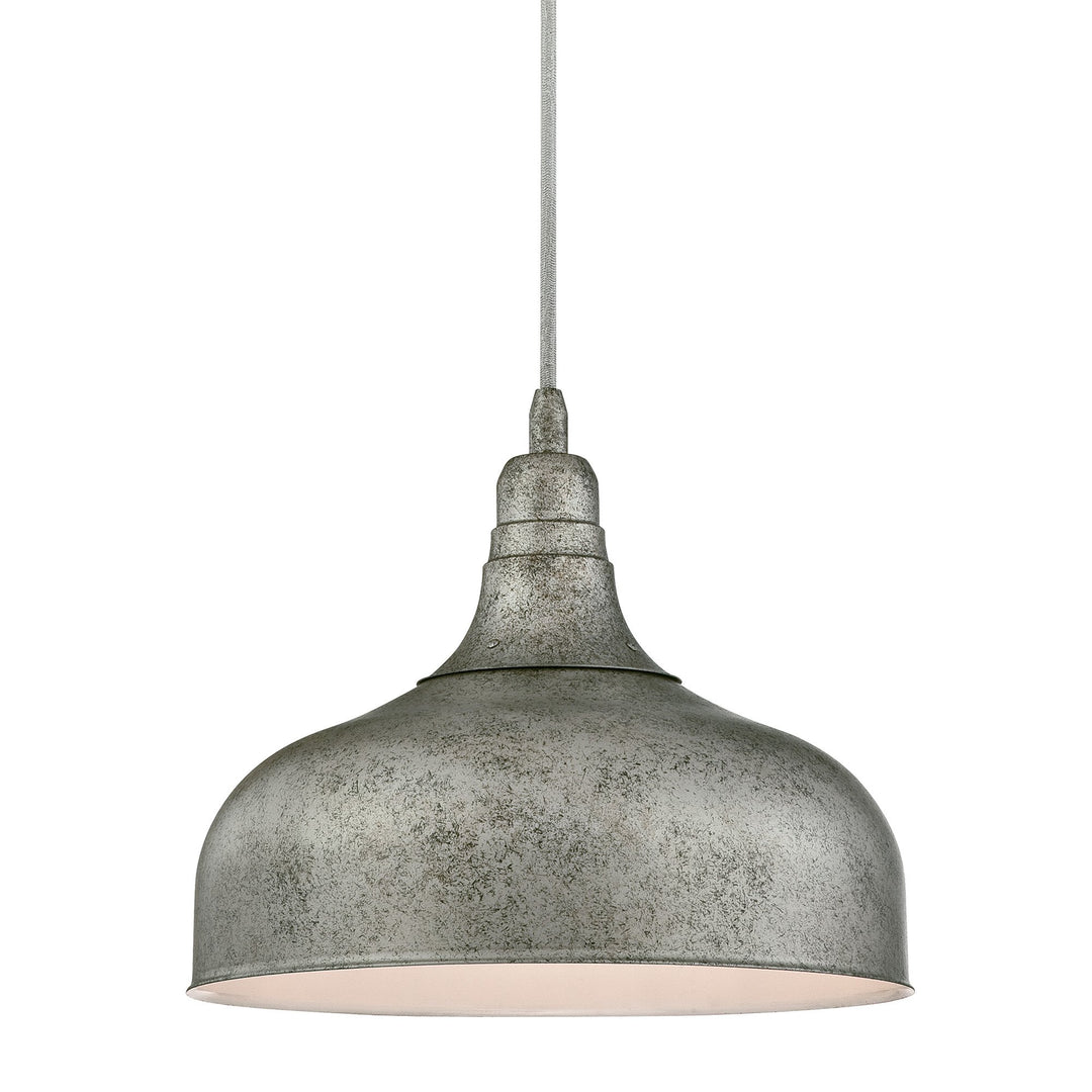 Westinghouse 6330100 One-Light Indoor Pendant Antique Steel Finish with Metal