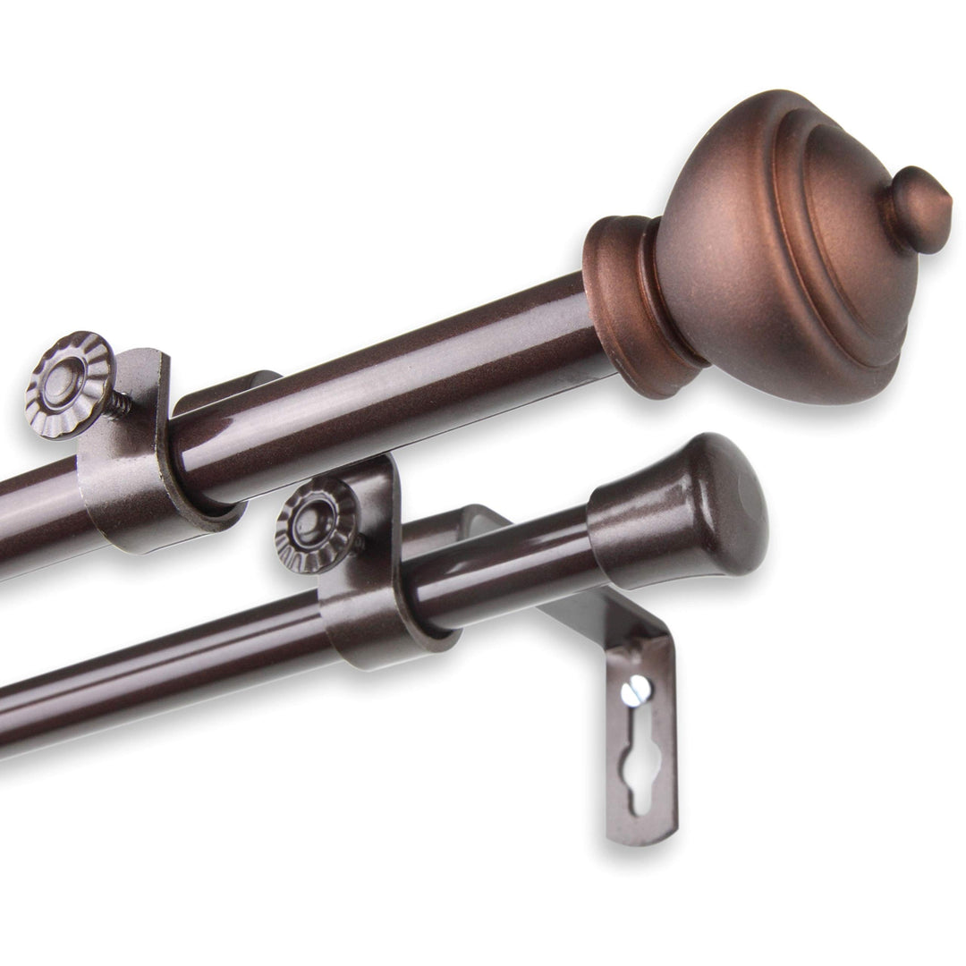 InStyleDesign Meadow Adjustable Double Curtain Rod