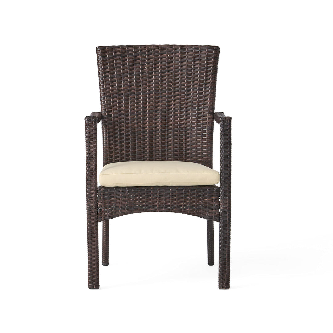 Christopher Knight Home Corsica Outdoor Wicker Dining Chairs 2-Pcs Set