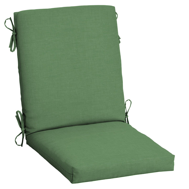 Arden Selections Outdoor Dining Chair Cushion 20 x 20 Water Repellent Fade 44 in L x 20 in W x 3.5 in H - Moss Green Leala