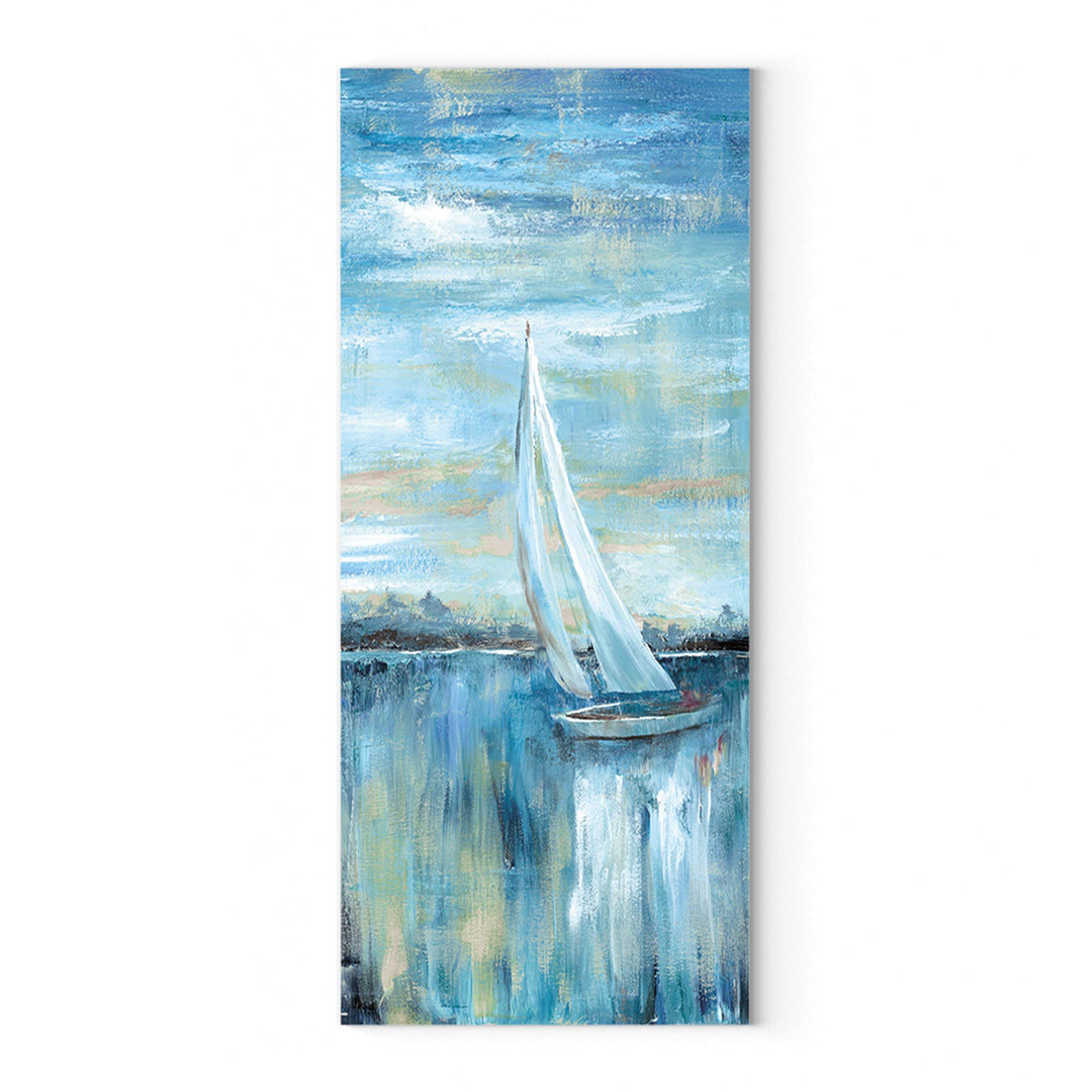 Wexford Home Nan 'Evening Bay III' Canvas Premium Gallery-Wrapped Wall Art 20x60