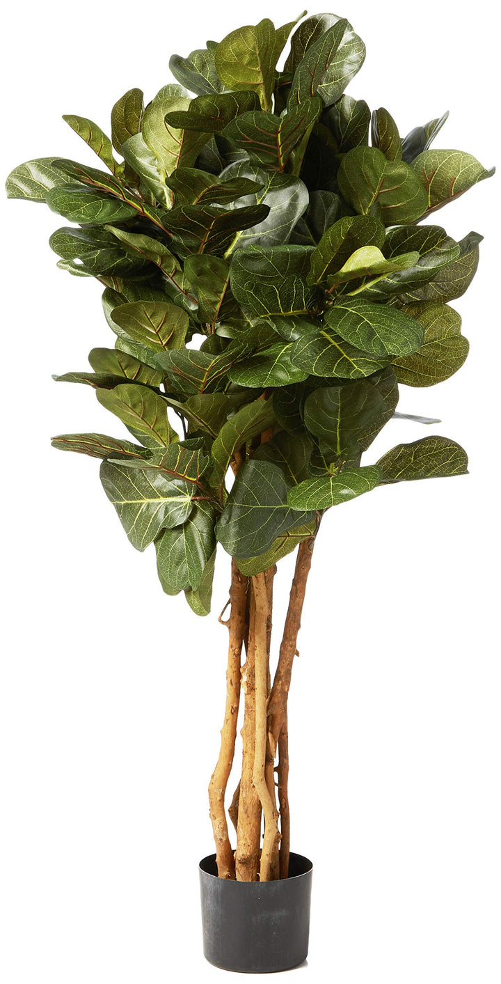 Nearly Natural 4ft. Fiddle Leaf Fig Artificial Tree