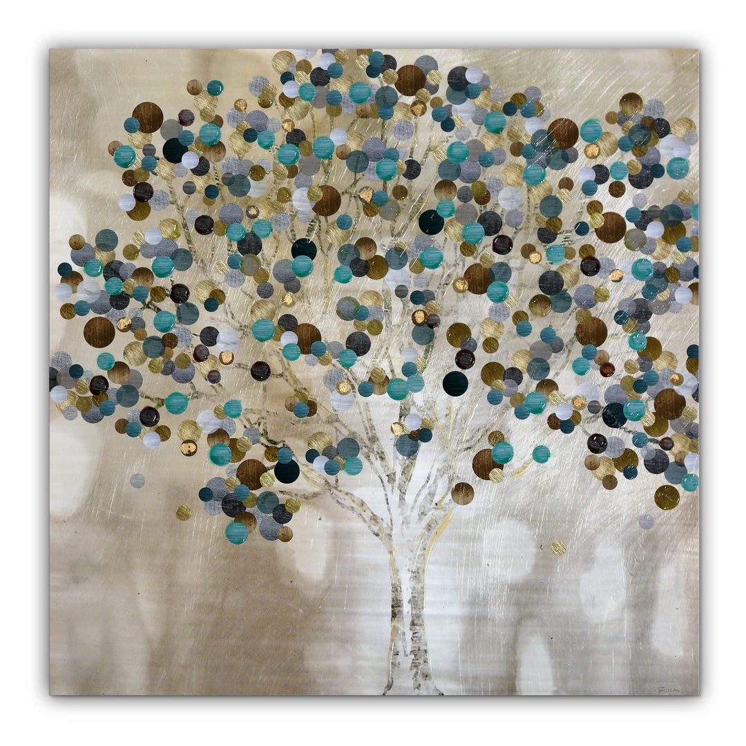 Wexford Home Katrina Craven 'A Teal Tree' Gallery-Wrapped Canvas Wall Art