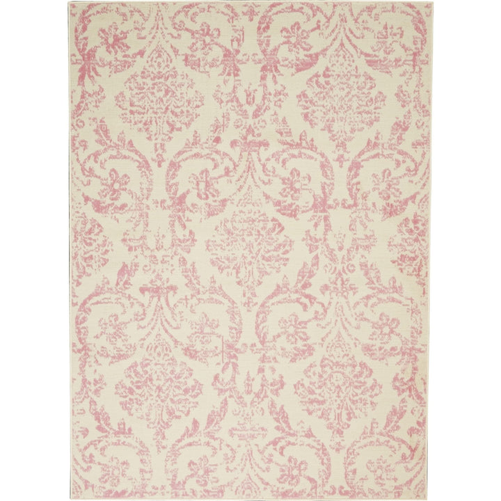 Nourison Jubilant Vintage Farmhouse Damask Area Rug