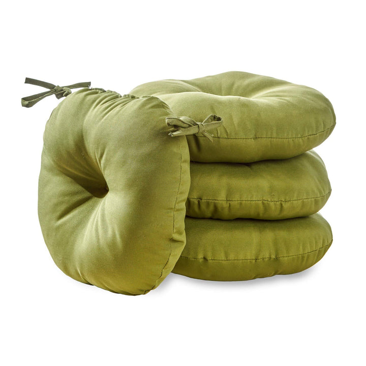 Driftwood 5-inch Round Outdoor Hunter Green Bistro Chair Cushion (Set of 4) -