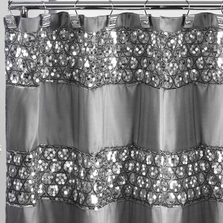 bed bath n more Luxury Shower Curtain and Hooks Set Or Separates Full Set