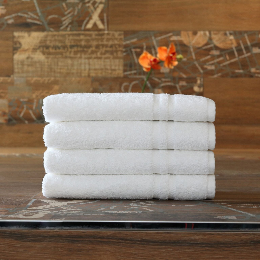 Linum Home Textiles 100% Turkish Cotton Denzi Hand Towels Set of 4