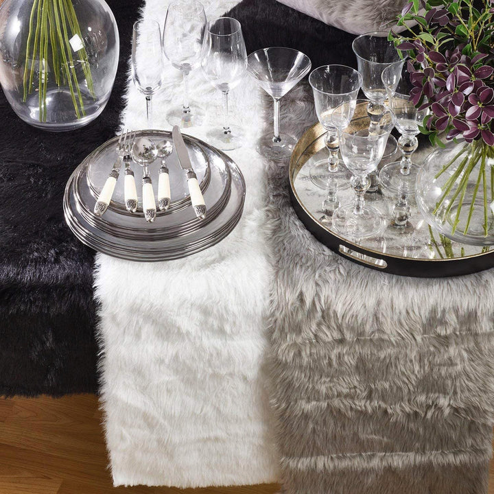 Juneau Collection Faux Fur Table Runner