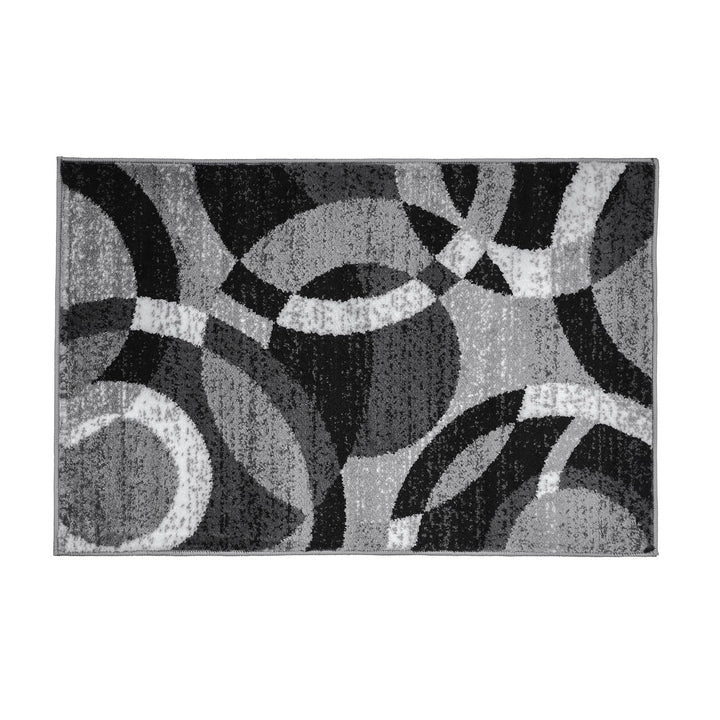 Rugshop Contemporary Abstract Circles Perfect for high traffic areas of your -