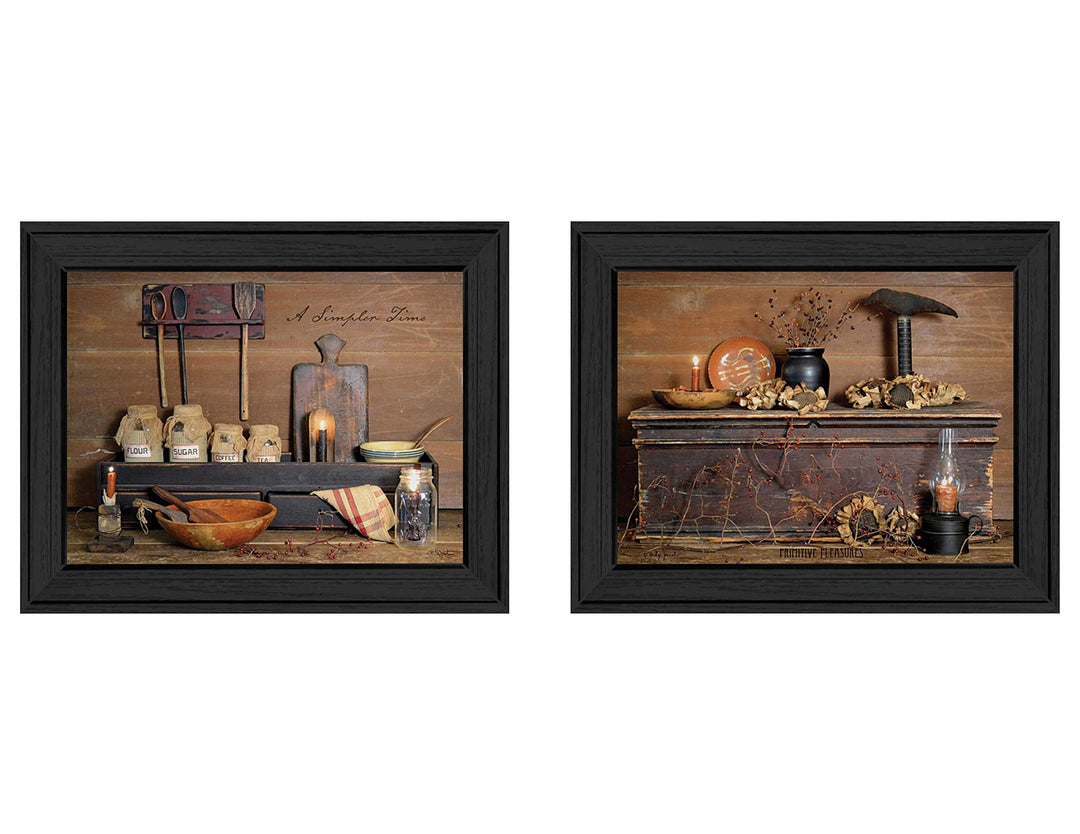 "Rustic" Collection By Billy Jacobs Printed Wall Art Ready To Hang Framed Poster