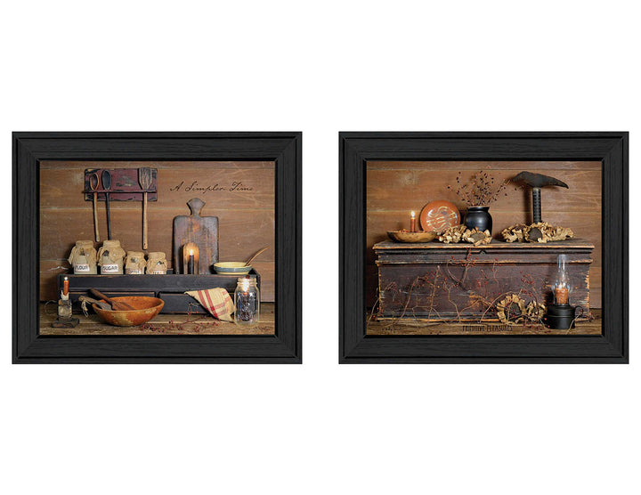 "Rustic" Collection By Billy Jacobs Printed Wall Art Ready To Hang Framed Poster