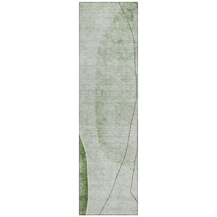 Addison gs Chantille ACN696 Green 2'3" x 7'6" Indoor Outdoor Hallway nner Green - 2'3" x 7'6"