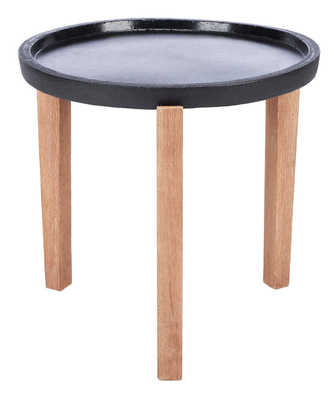 Safavieh Outdoor Collection Serka Natural/Black Side Table PAT1510A