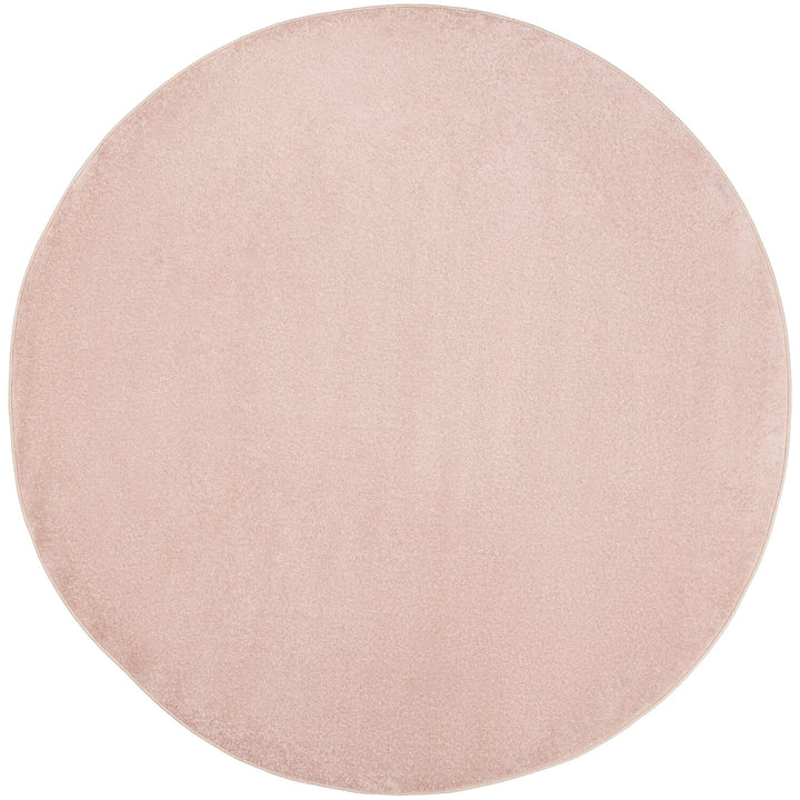 Nourison Essentials Indoor/Outdoor Pink 8' x Round Area Rug Easy Cleaning Non 8' Round - Pink