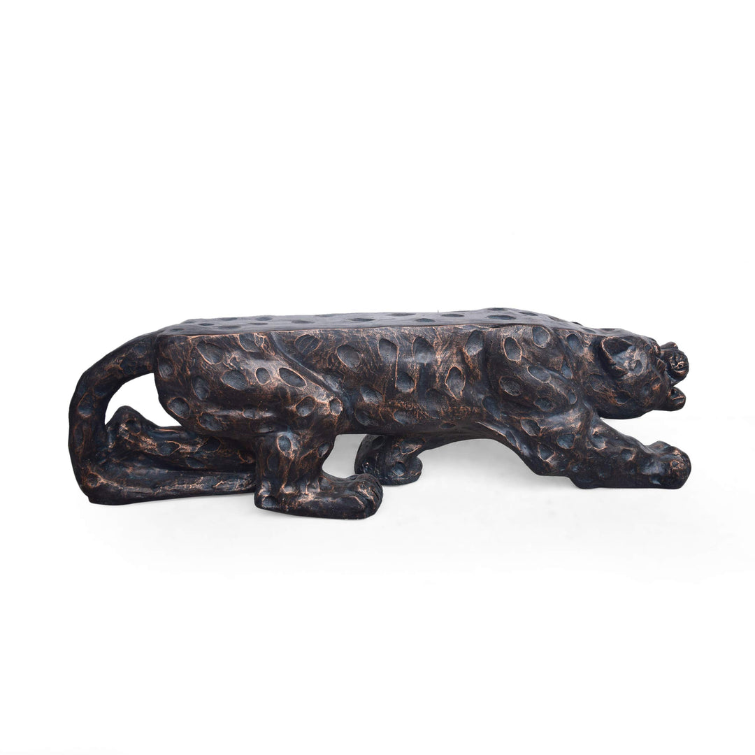 Christopher Knight Home Emersyn Outdoor Leopard Shaped ncrete Bench Antique