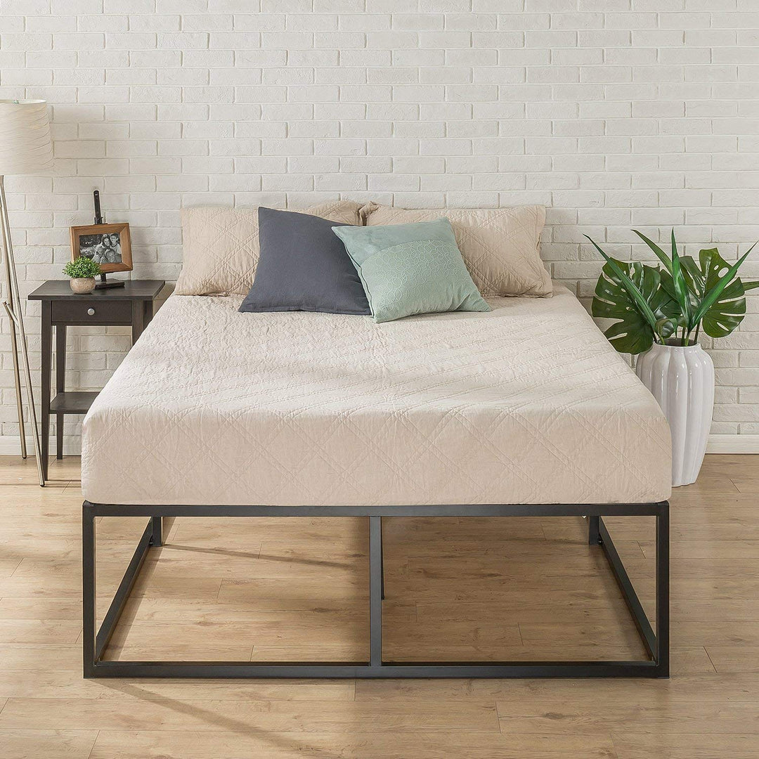 ZINUS Joseph Metal Platforma Bed Frame Mattress Foundation Wood Slat Support Full