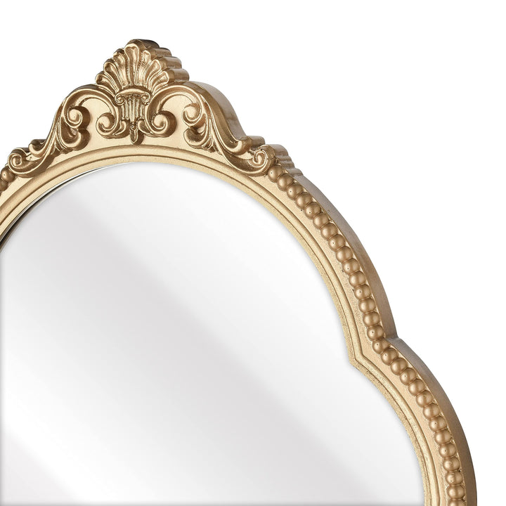 Wall Mirror Gold Traditional Includes Hardware