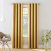 Sun Zero Barrow Energy Efficient Grommet Curtain Single Panel 54 x 84 - Flax