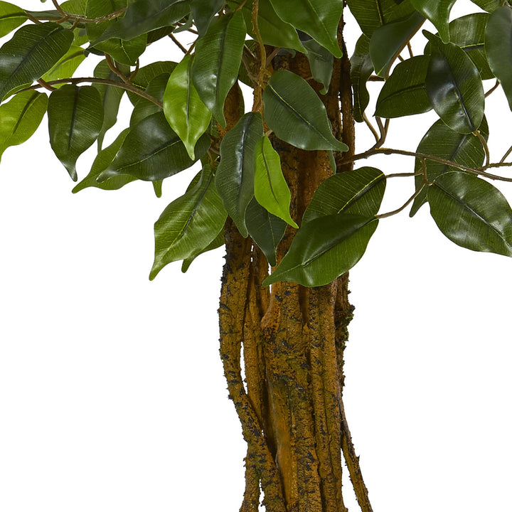 Nearly Natural Ficus Artificial Tree UV Resistant (Indoor/Outdoor)