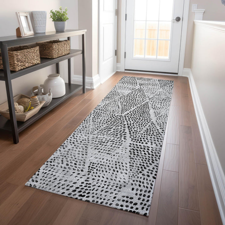 Machine Washable Indoor/ Outdoor Chantille Contemporary Diamonds Rug