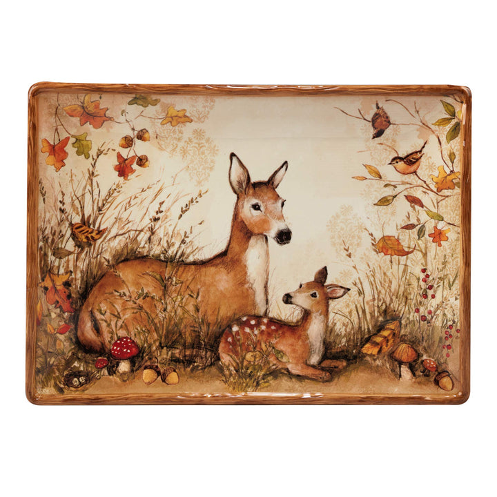 Certified International Pine Forest Rectangular Platter.