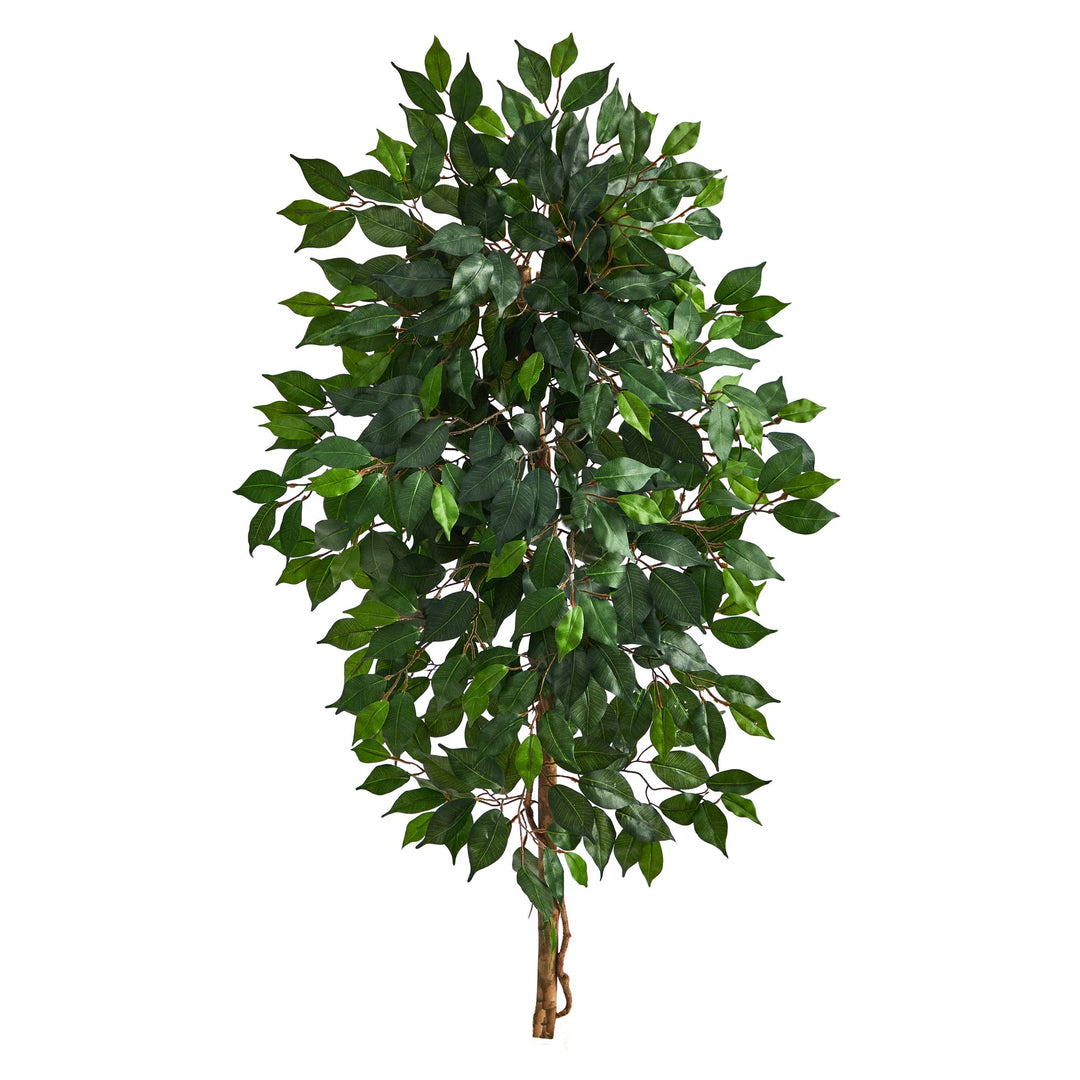 Nearly Natural 4ft. Single Ficus Artificial Tree (No Pot) Green