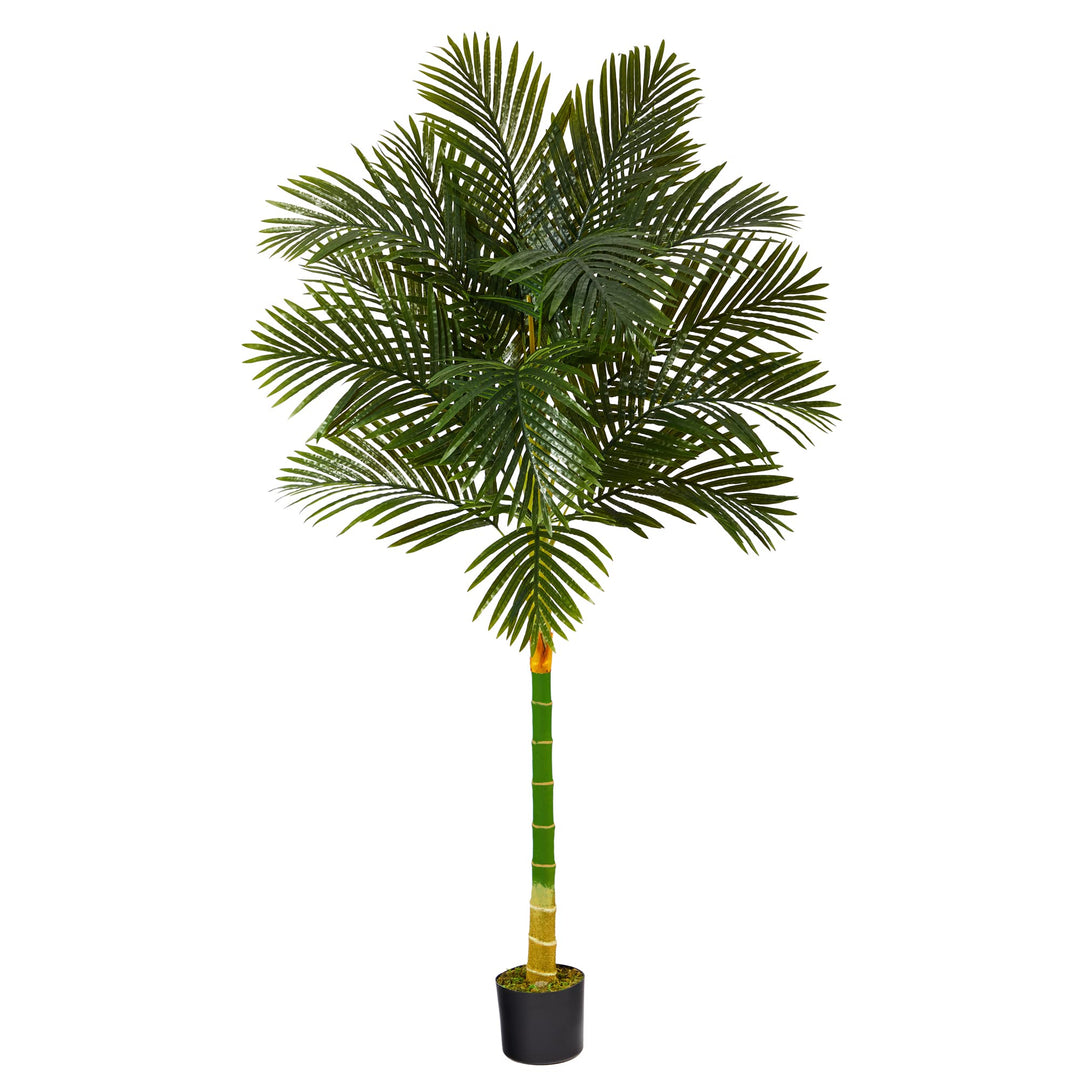 Nearly Natural 6ft. Golden Cane Artificial Palm Tree