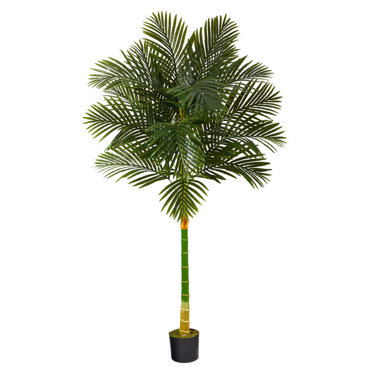 Nearly Natural 6ft. Golden Cane Artificial Palm Tree